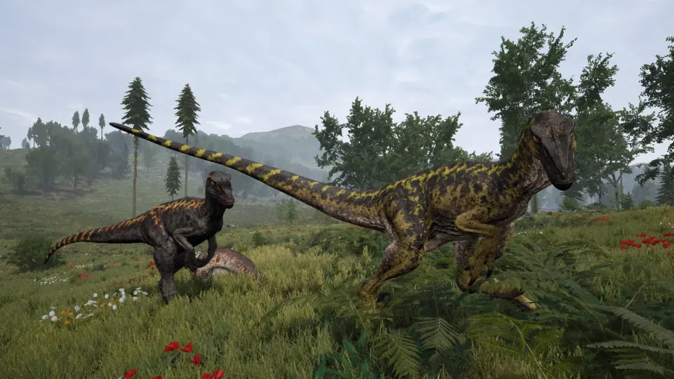The Isle open-world survival landscape with dinosaurs