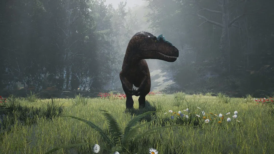 The Isle dinosaur pack roaming the island